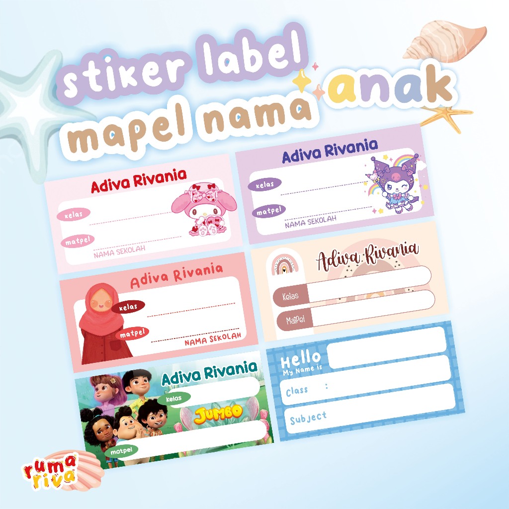 

[ISI 40PC] STIKER MAPEL ◽ CUSTOM NAMA ◽ STIKER BUKU PELAJARAN ◽ MATA PELAJARAN ◽ STIKER SEKOLAH ◽ AESTHETIC ◽ LABEL NAMA BUKU ◽ STIKER PELAJARAN