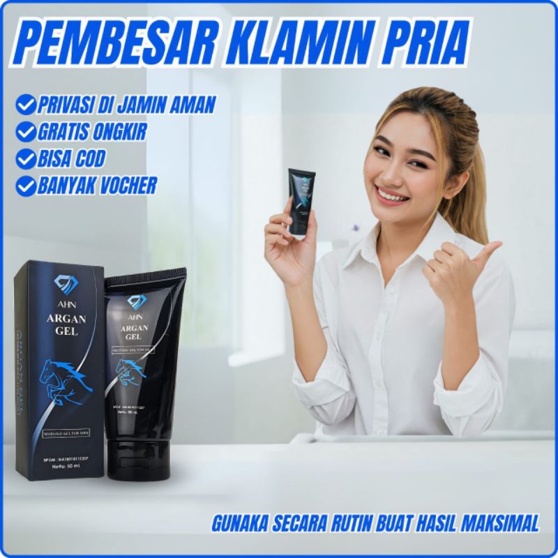 angkasa_plane ARGAN GEL Minyak Pijat 100% Orinal Teercya Pembesar Mister p Hasil Permanen bisa