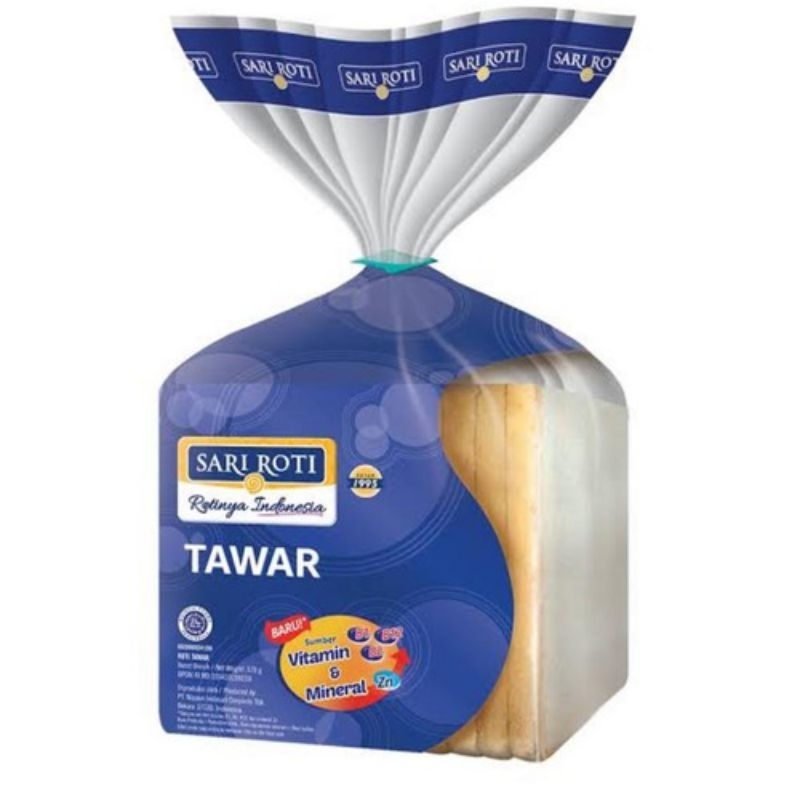 

Sari Roti - Roti Tawar 340 gr ( Hanya Pengiriman Instant )
