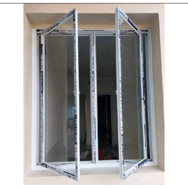 KUSEN JENDELA ALUMINIUM GANDENG 2 UKURAN T120cm x L80cm SUDAH LENGKAP GRATIS BUBBLE WRAP+PACKING KAY