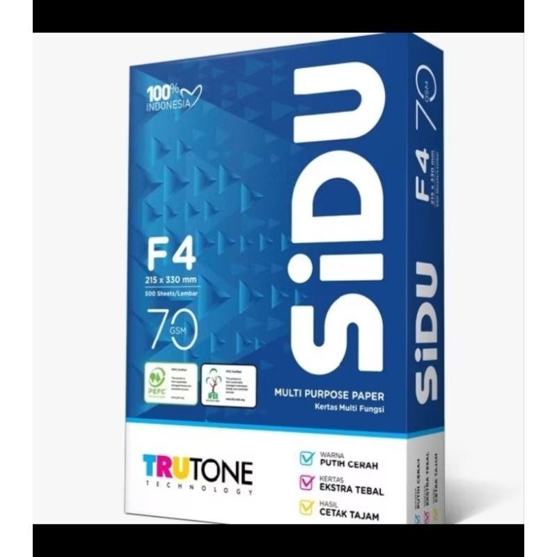 

Sidu Kertas F4 HVS Folio 70GSM