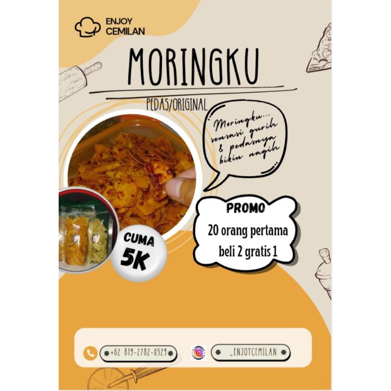 

Moring daun jeruk/ Moringku...sensasi gurih dan pedasnya bikin nagih/100g/di jamin nagih