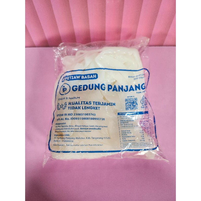 

kwetiaw gedung panjang 500 gram