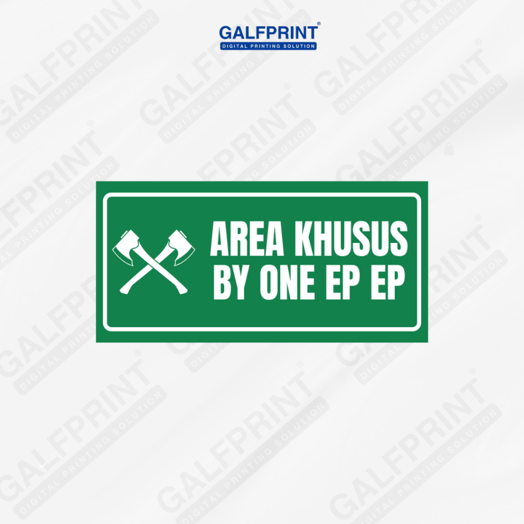 

STICKER 12X8 CM AREA KHUSUS BY ONE EP EP MOBIL LEGEND