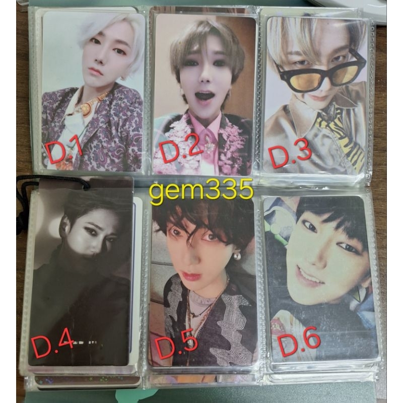 [OFFICIAL] PART D : PHOTOCARD SUPER JUNIOR YESUNG KYUHYUN LEETEUK