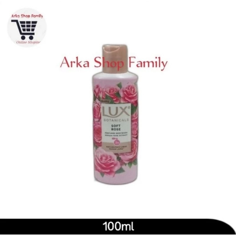 LUX Soft Rose Sabun Mandi Cair Botol Mini Travel Size 100ml Body Wash