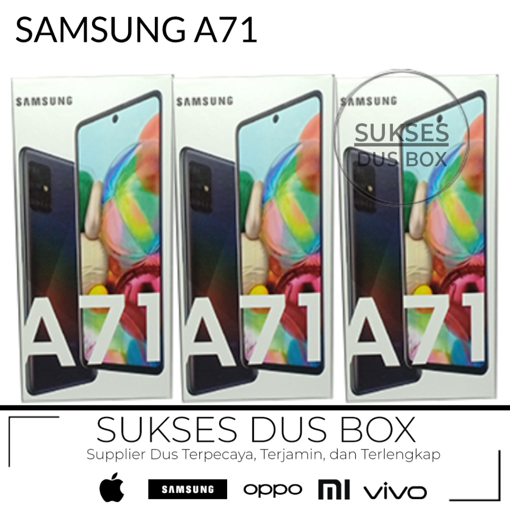 DUS BOX SAMSUNG A71 FREE STIKER & FULLSET AKSESORIS