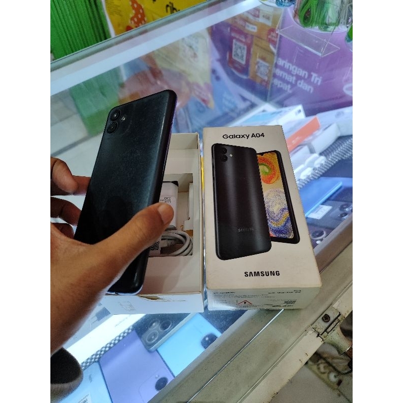 SAMSUNG A04 4/64GB BEKAS FULLSET