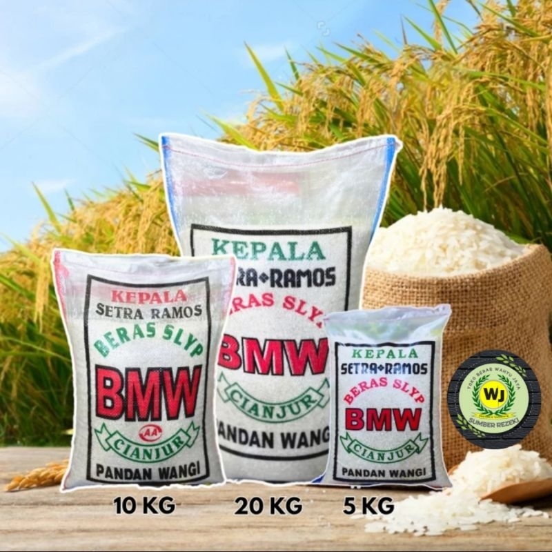 

BERAS BMW CIANJUR 5 KG, 10 KG, 20 KG, 25 KG ( kargo)