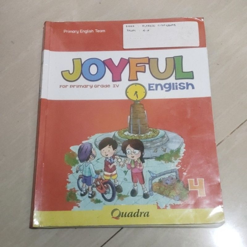 BUKU ORI BUKU JOYFUL ENGLISH 4 PENERBIT QUADRA