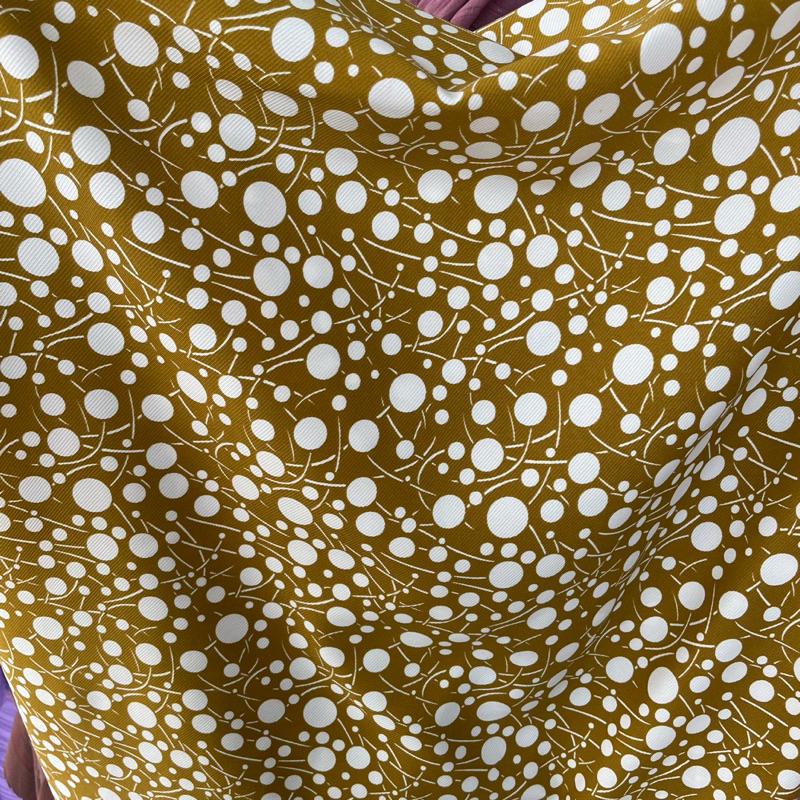 kain shakilla twil motif polkadot premium - kain shakila arbian pj