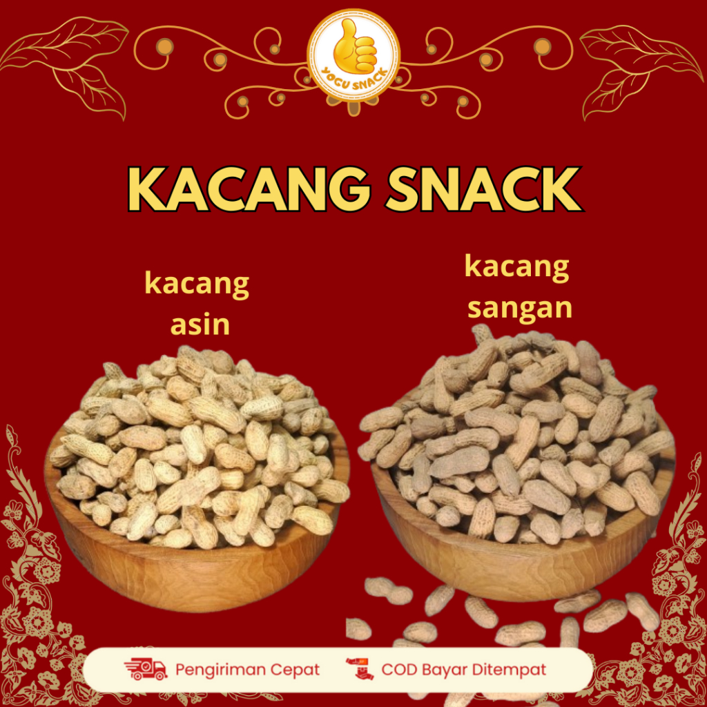 

Kacang Asin & Kacang Sangan Gurih – Yogu Snack | Camilan Tradisional Renyah