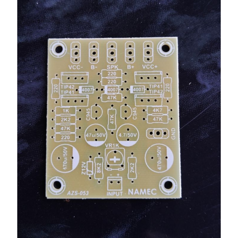 PCB Power Amplifier NAMEC Fiber FR4.