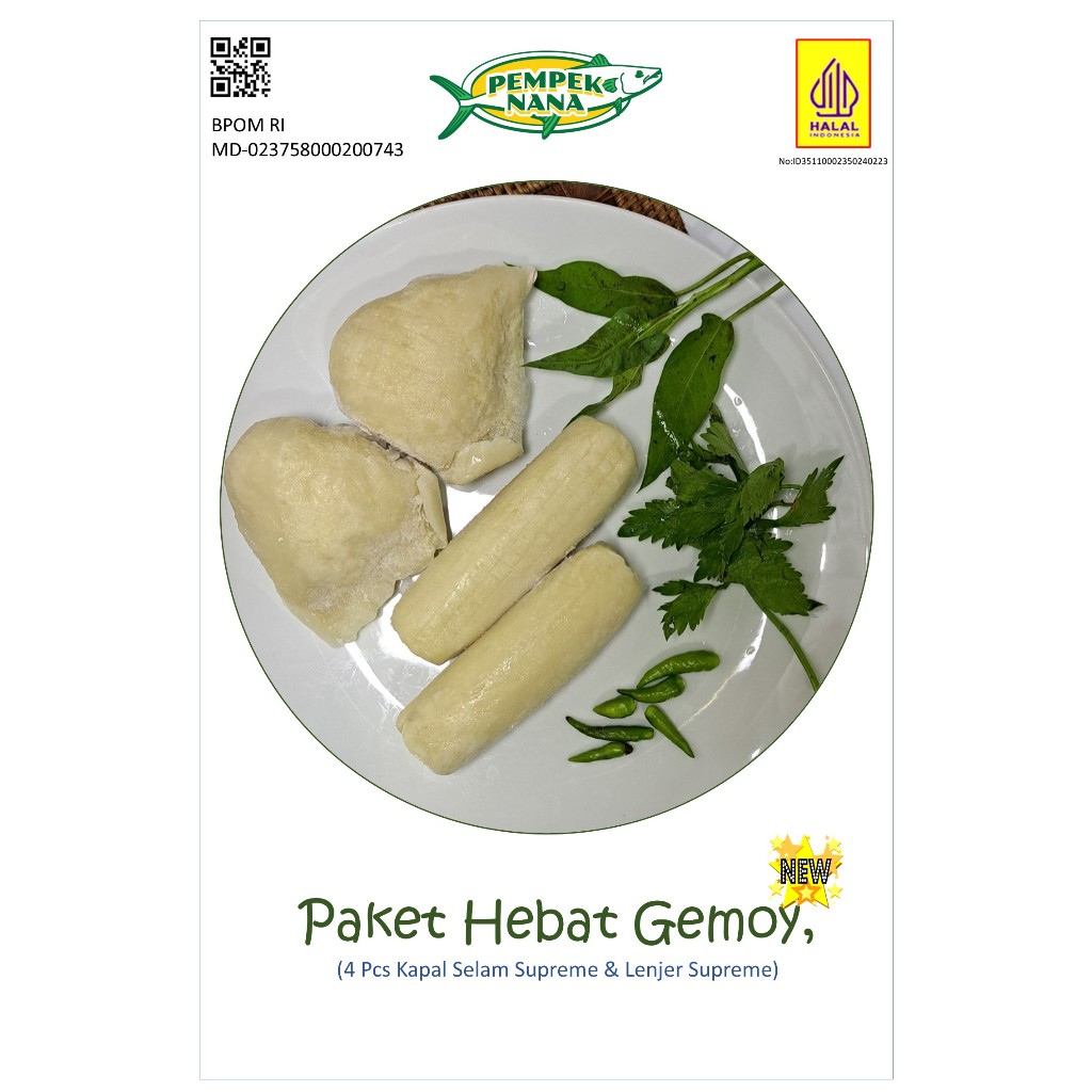 

Pempek Nana - Paket Supremè Gemoy [4 pcs]