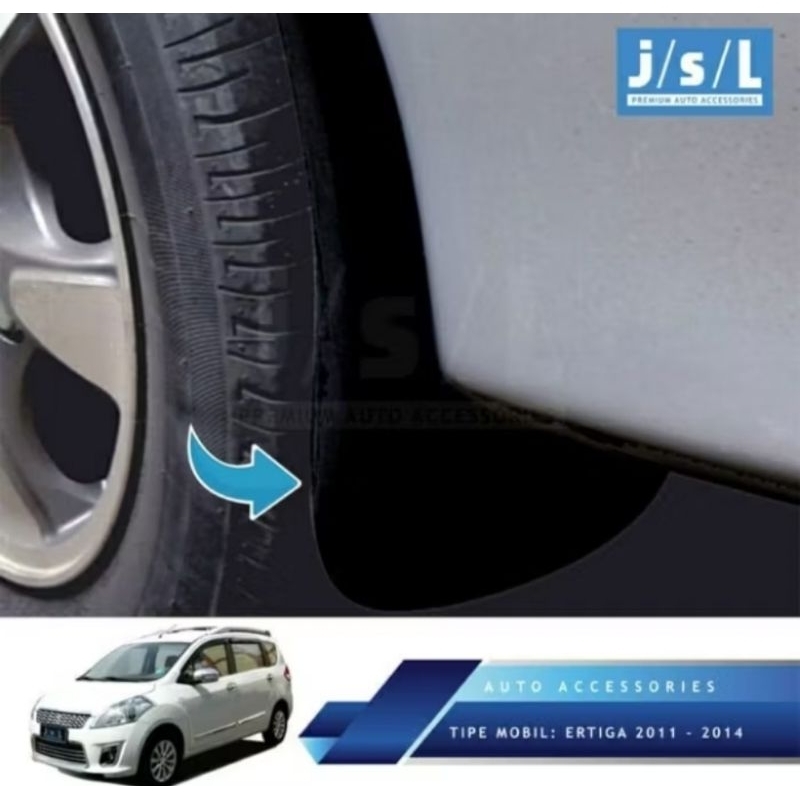 Mudguard karpet roda karpet lumpur ERTIGA LAMA 2011 - 2014 by JSL.