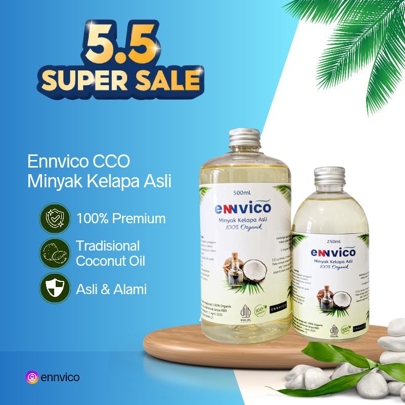 

Promo diskon 50% ! Minyak Kelapa Asli Kletik Tradisional Coconut Oil Minyak Kelapa Murni Kemasan 250ml 500ml CCO