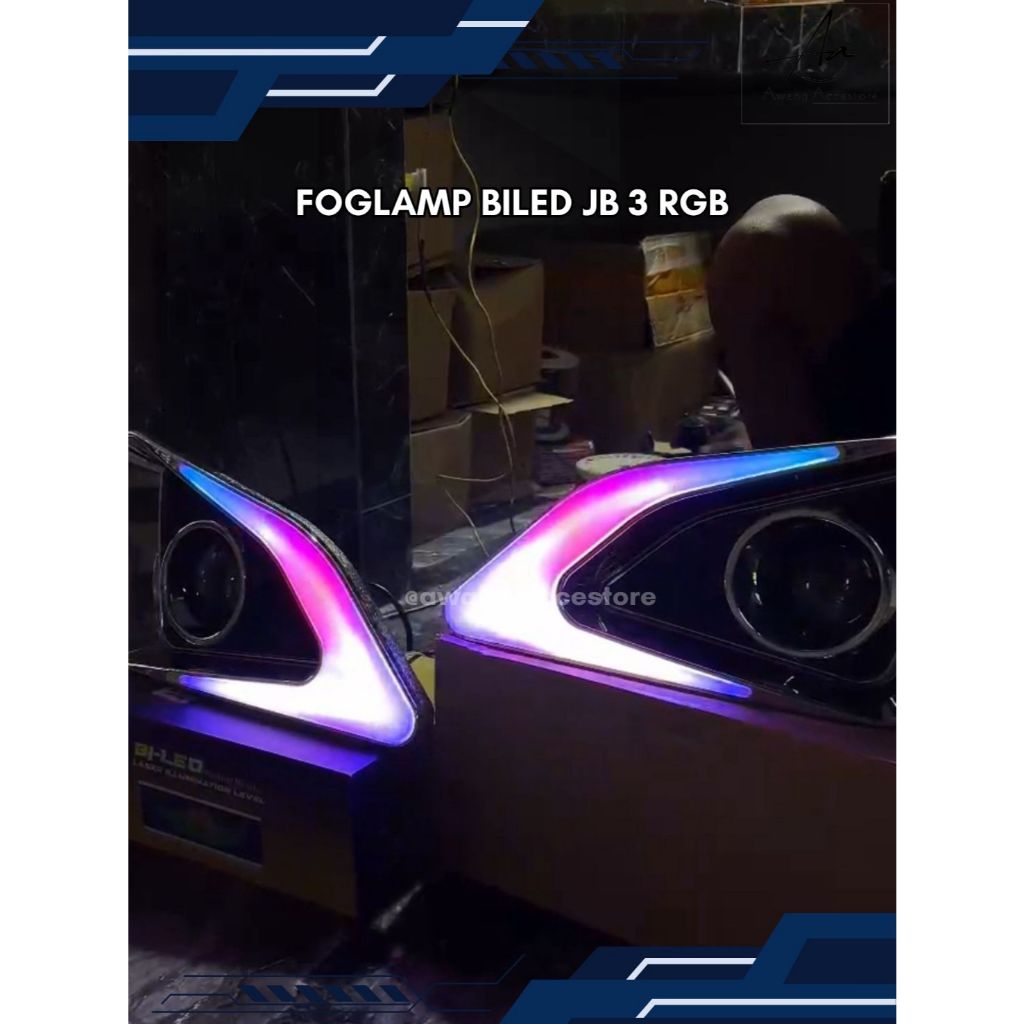 Foglamp Jetbus 3 RGB Biled Foglamp Jetbus 3 Custom Biled RGB Lampu Kabut Model Jetbus 3