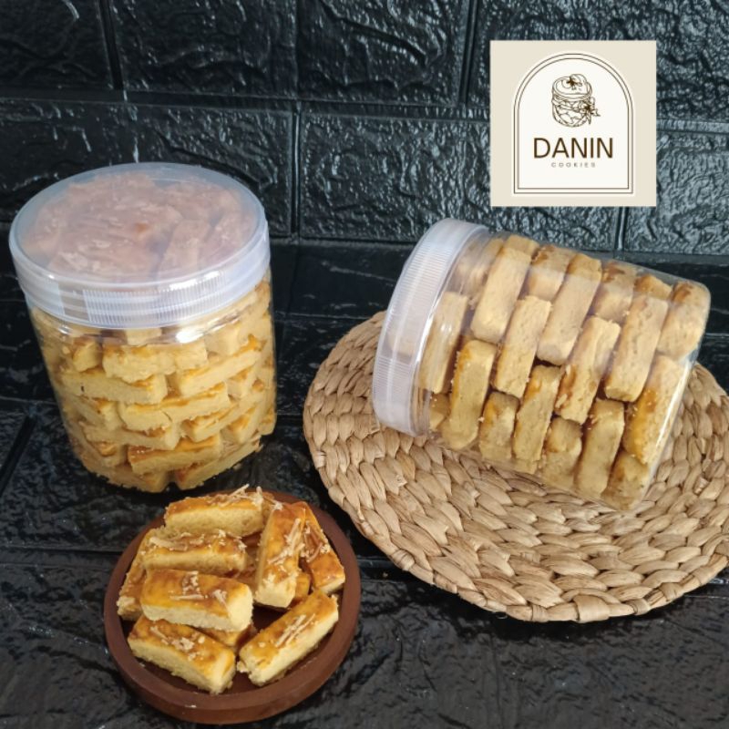 

Kue Kering Spesial Lebaran Kastangel Toples 600ml Beli 1 toples gratis 1 pouch Kue Semprit