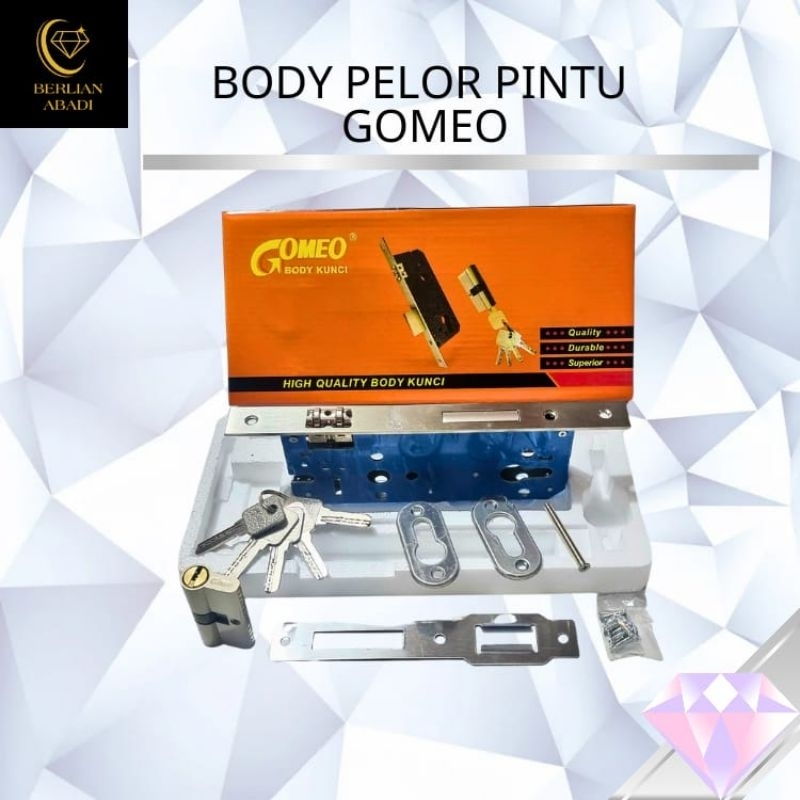 Body Pelor Pintu Kupu Tarung/Body kunci Merek Gomeo