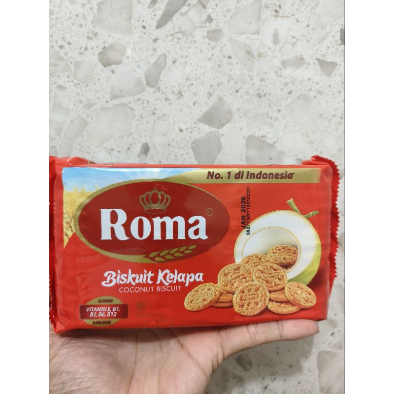 

Biskuit Roma Kelapa Kemasan 300 Gram