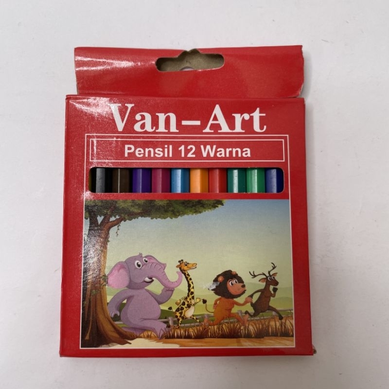 

pensil warna van-art 12 warna