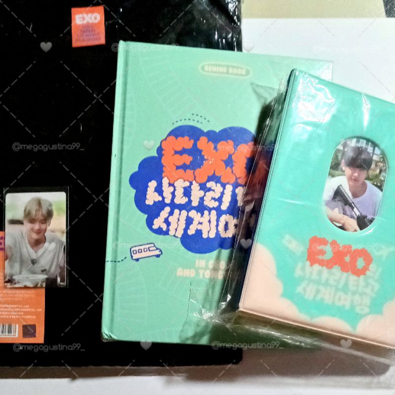 [READY STOCK - OFFICIAL] : MD EXO Ladder Chanyeol Baekhyun ( Longsleeve Collect Book / kolbuk Behind