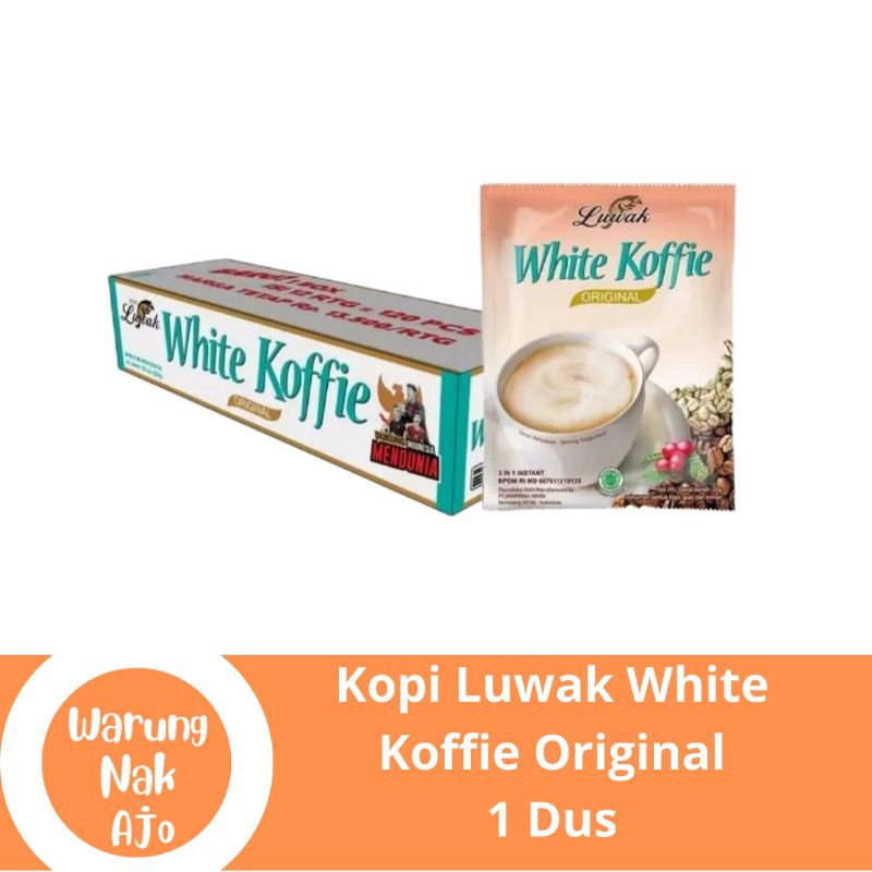 

Kopi Luwak White Koffie Original 1 Dus