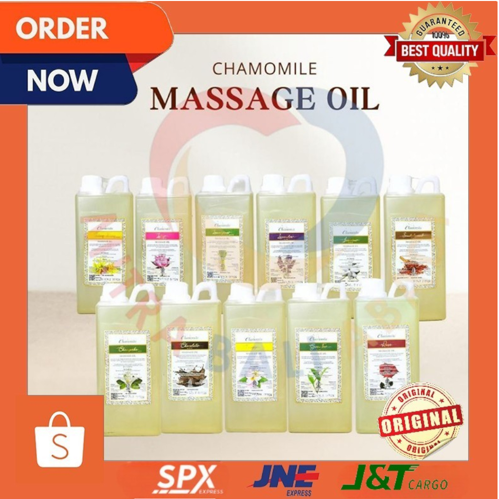 Massage Oil - Chamomile Massage Oil - Minyak Pijat Traditional Bali 1Lt - Minyak Pijat Chamomile