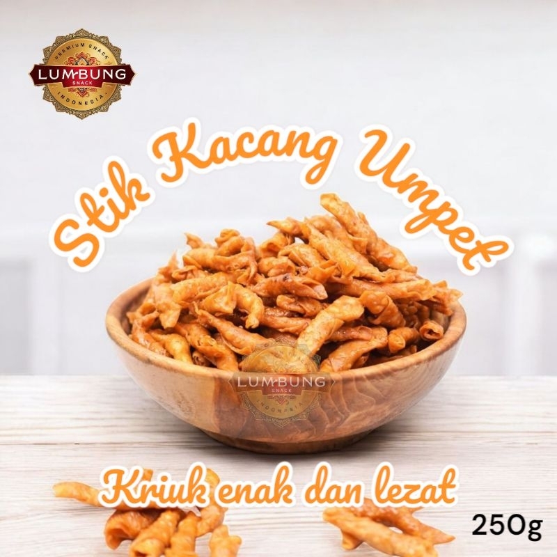 

Camilan Snack Stik Kacang Umpet 250g Garing Renyah dan Enak