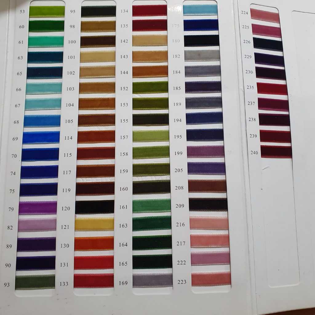 

10 YARD PITA VELVET PREMIUM SIZE 6 MM • PITA VELVET PREMIUM