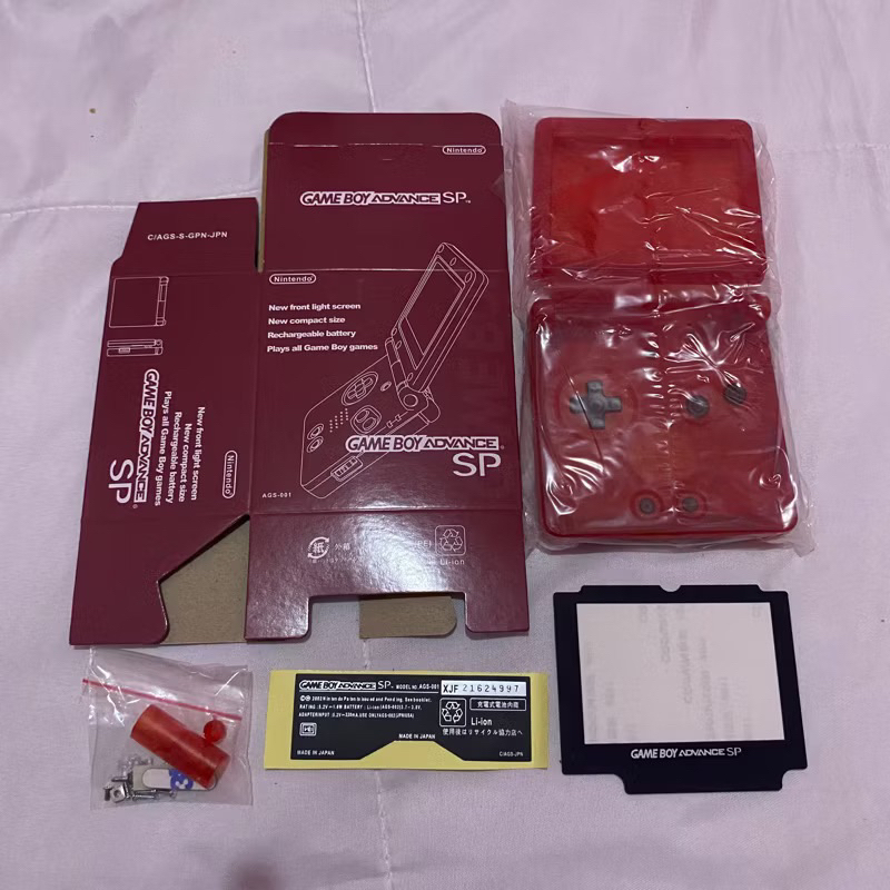 CASING NINTENDO GAME BOY ADVANCE MERAH SP CASING GAMEBOY ADVANCE SP GBA ADVANCE SP