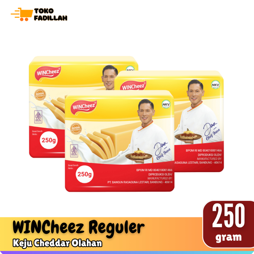 

WINCheez Keju Cheddar Reguler 250 gram