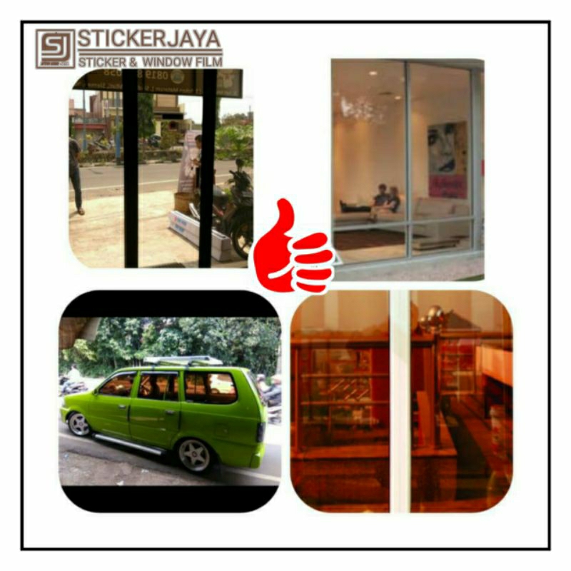 KACA FILM MOBIL BROWN/KACA FILM RIBEN COKLAT STIKER KACA JENDELA RUMAH MOBIL GEDUNG PREMIUM ANTI UV