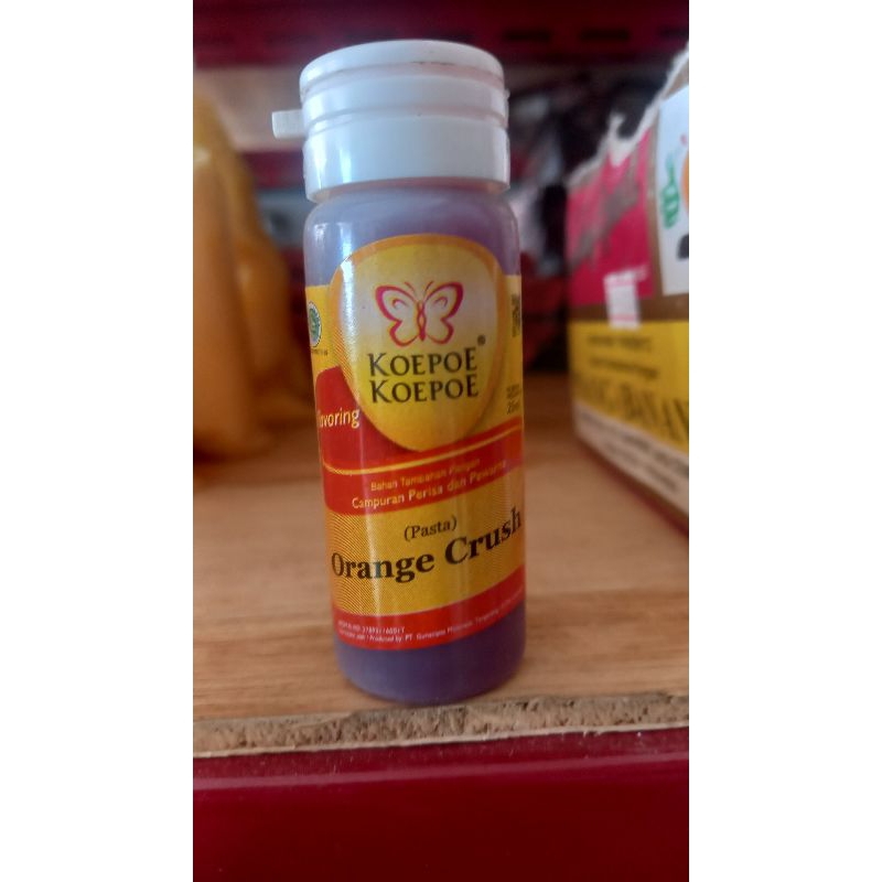 

Koepoe koepoe Pasta orange crush 25ml / perisa orange crush / Pewarna orange crush