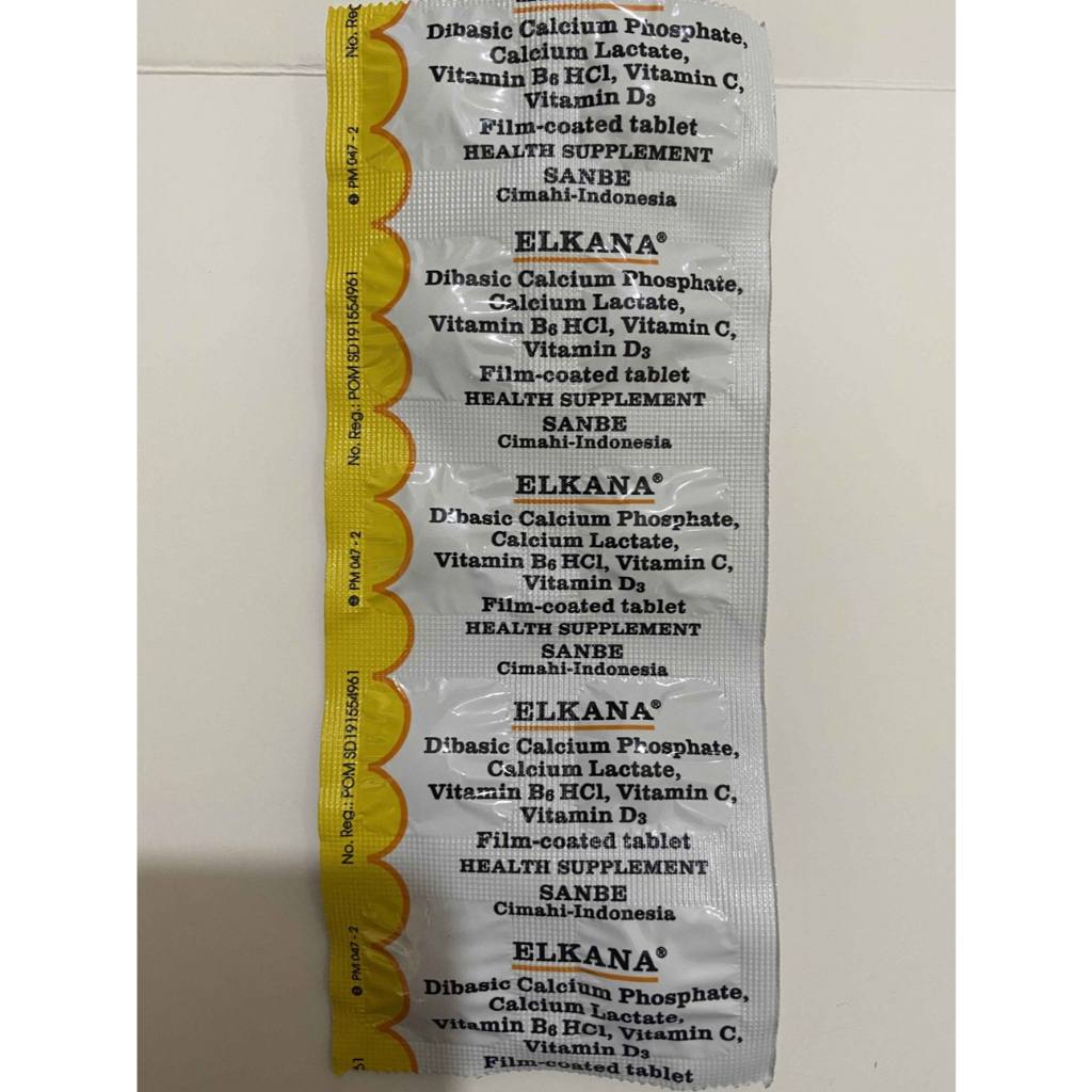 Elkana Tab Strip 10 tablet vitamin