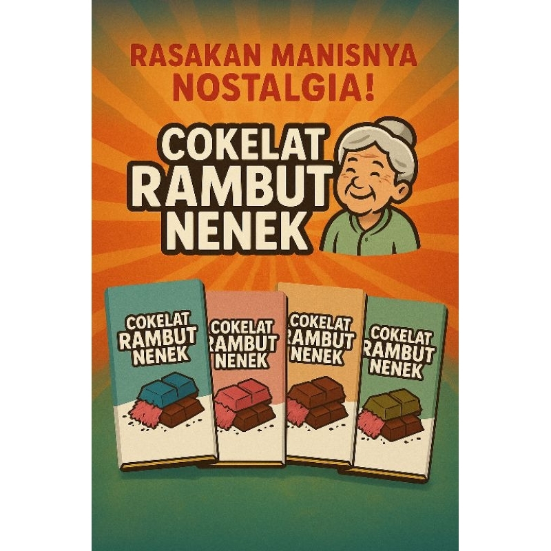 

Coklat Rambut Nenek / Cokelat Dubai Rambut Nenek