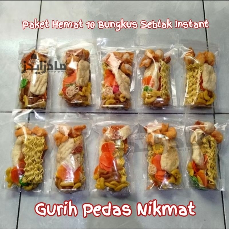 

Seblak Instant Paket Hemat 10 Bungkus Khas Garut