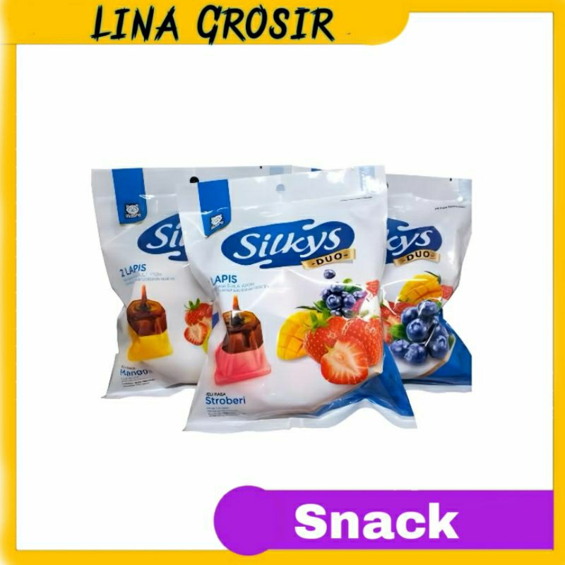 

Silkys Duo Pudding Dua Lapis 1 Pack @ isi 10 cup (Rasa Dikirim Random)