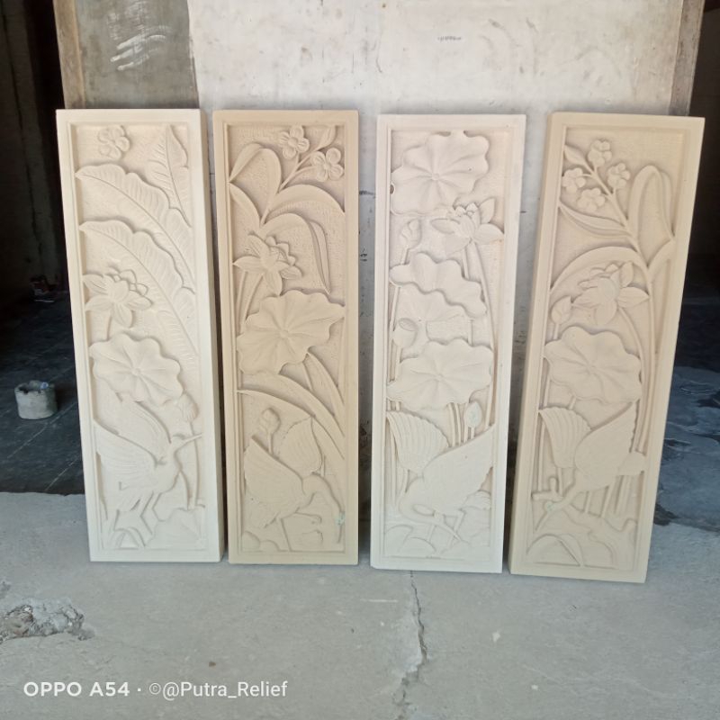 Relief batu alam paras jogja