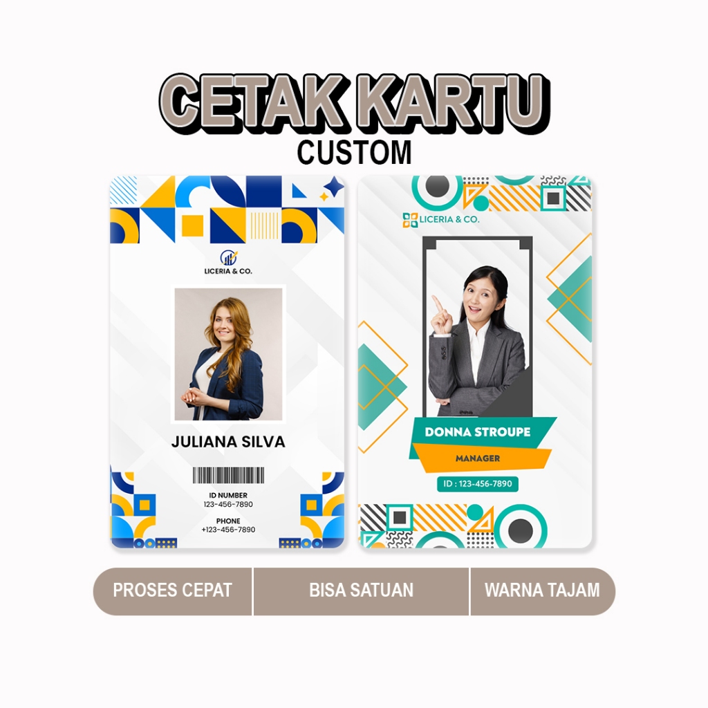 

Cetak ID Card PVC Premium Kartu Member Kartu Anggota Kartu Pelajar