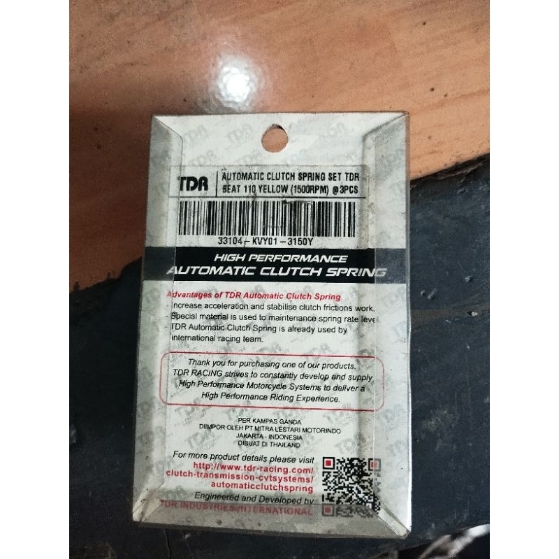 per sentri tdr beat,vario,nmax 1500rpm