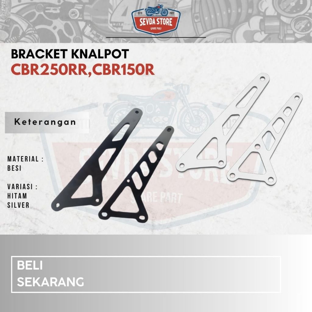 Bracket Knalpot CBR 250RR/CBR 150R Model WR3