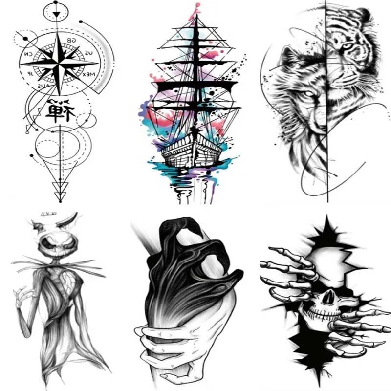 Medan Tatto temporer sticker motif keren Tahan 7 Hari