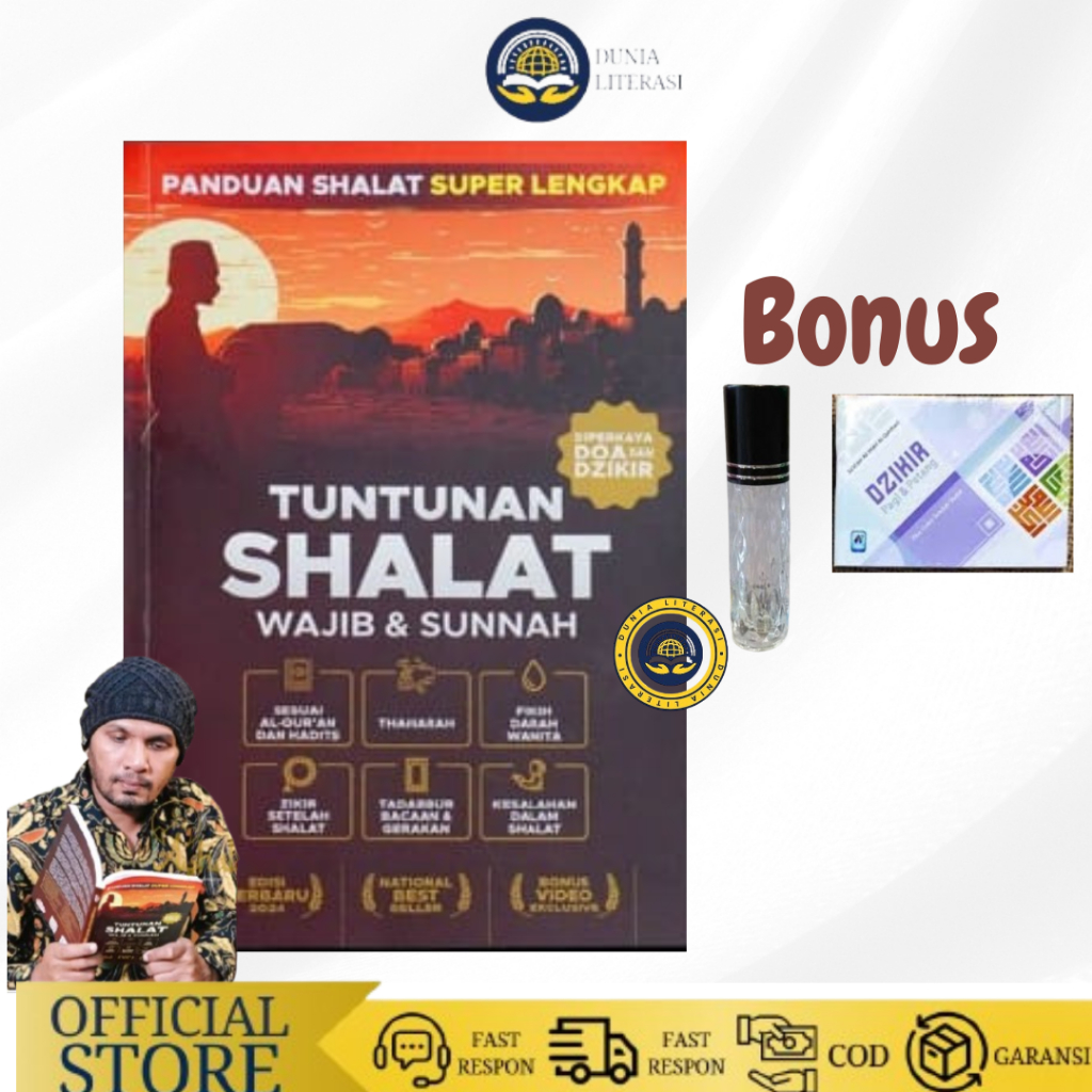 Original Tuntunan Sholat Wajib Dan Sunnah Lengkap Adi Hidayat Panduan Tata Cara Sholat Sesuai Rasul