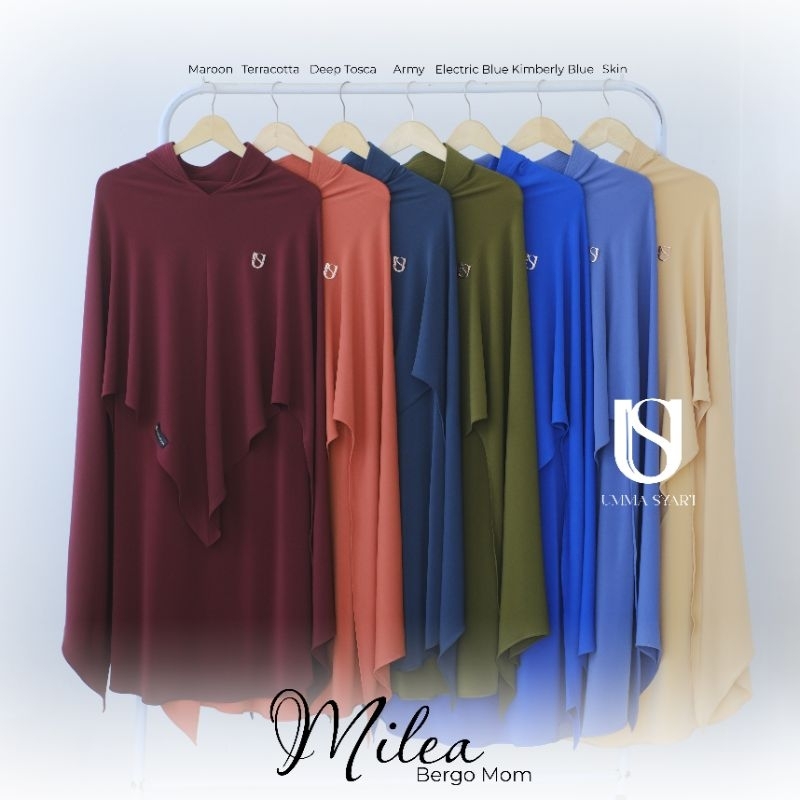 Bergo milea umma syari/bergo best seller umma syari/bergo jarsey