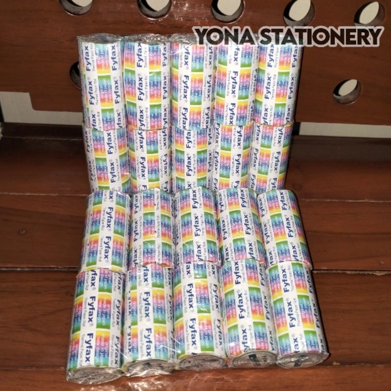 

Kertas Thermall Fyfax 57 x 30 | 1 Pak: 10 Pcs/Roll