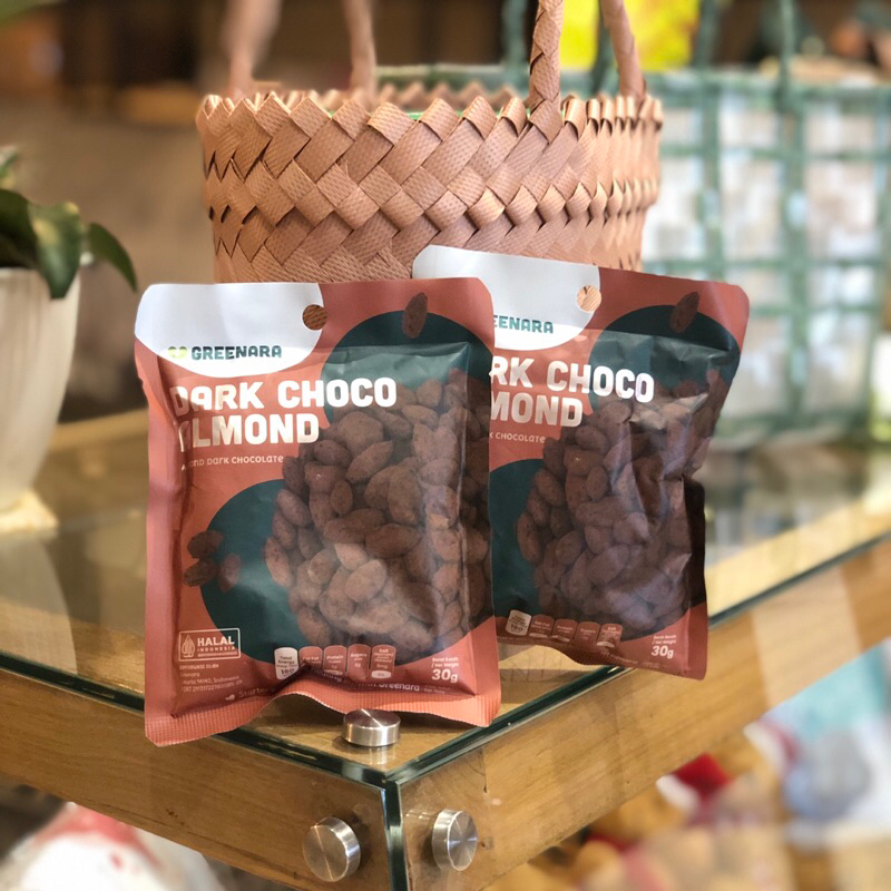 

Greenara One Serving Dark Choco Almond 30g / Almond Chocolate