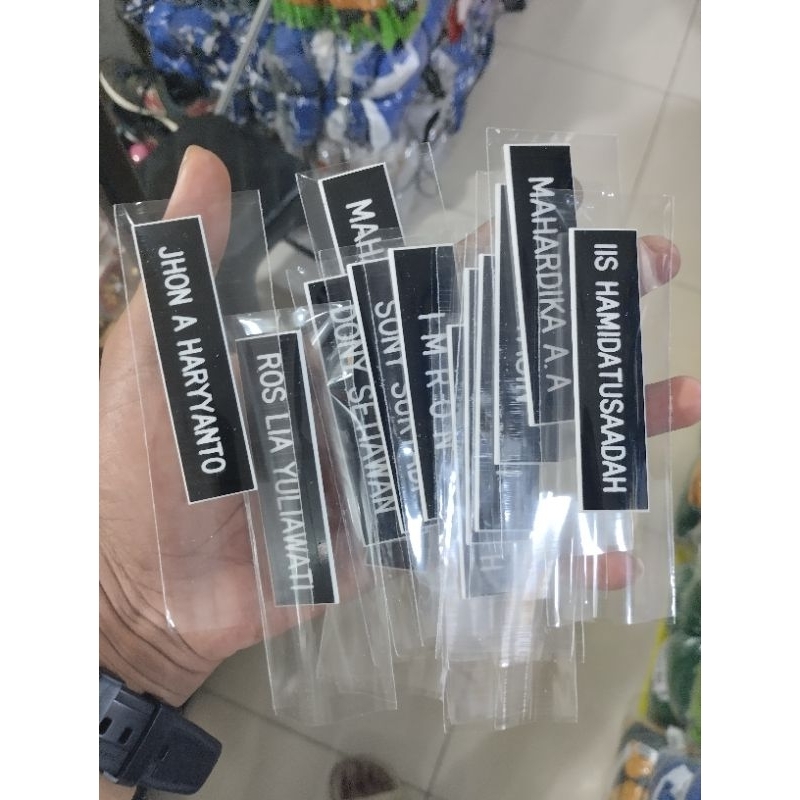 

Nama Dada Akrilik PNS 1 hari Jadi Ekslusif