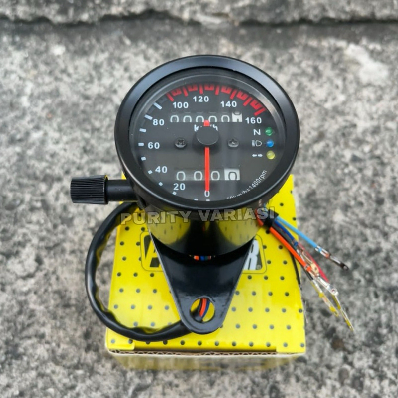 Speedometer/Tachometer Kilometer Jarum Digital 12V Universal Motor Pnp