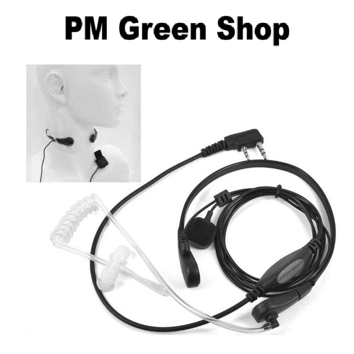 Headset ht ksun handsfree model touring throat mic bagus
